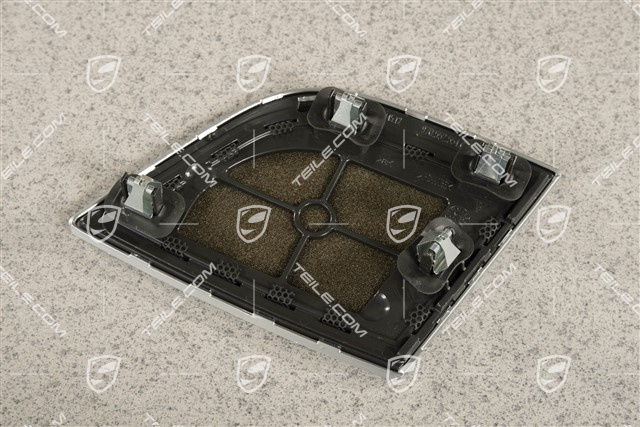 Dashboard cover trim for speaker, Black, Burmester, R