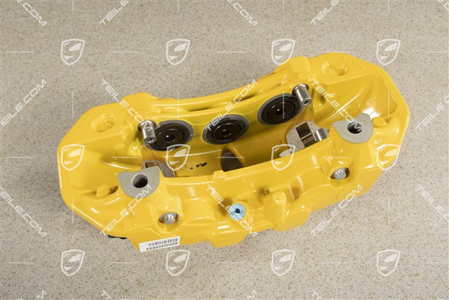 Front fixed brake caliper, Yellow, PCCB, L