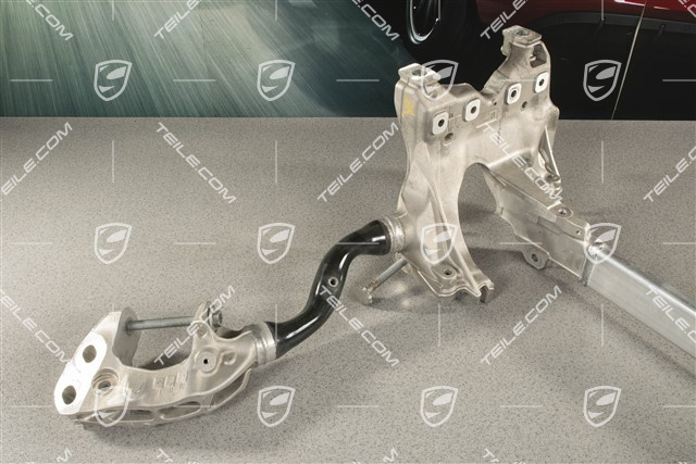 Auxiliary support front axle