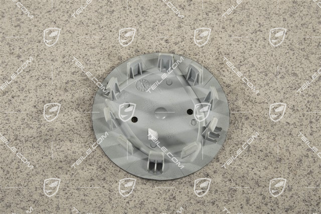 Dekielek koła, wypukły, kolorowy herb Porsche, do kół Carrera Classic, czarny połysk