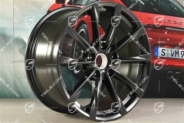 19" Felga Boxster S, 10J x 19 ET45, czarny satynowy półmat