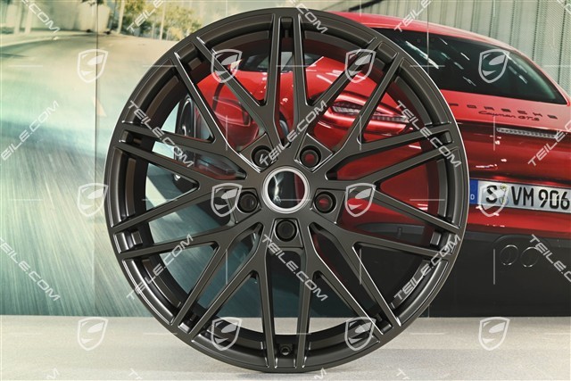 21" Felgensatz Cayenne RS Spyder Design, 11J x 21 ET58 + 9,5J x 21 ET46, Turbonit