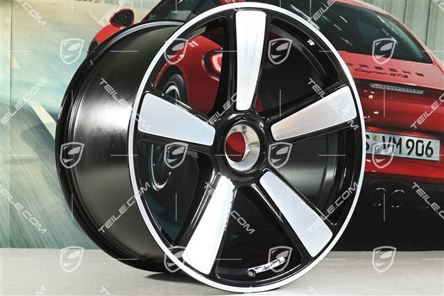 21" Sport Classic wheel rim, 12J x 21 ET63, Jet Black Metallic
