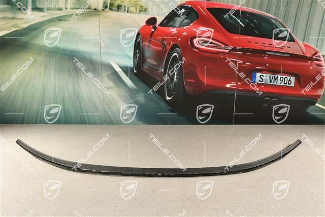 GTS / Sport Design, Front bumper spoiler lip / lower part trim, Black