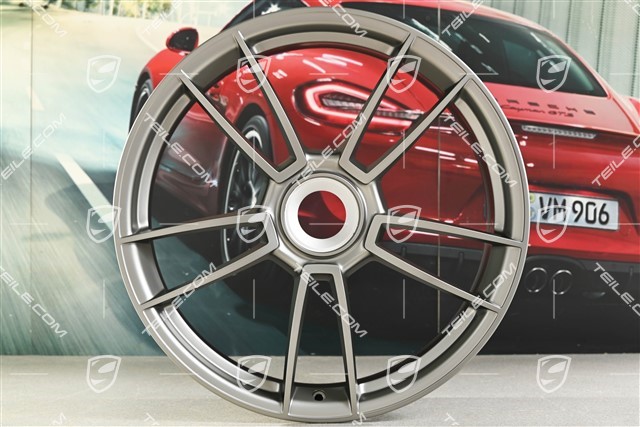 20-inch Turbo S wheel rim, 8,5J x 20 ET50, platinum satin matt