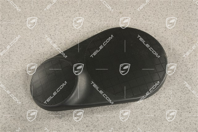 Türverkleidung, Lautsprecherblende, Klangpaket, Satinschwarz, L=R