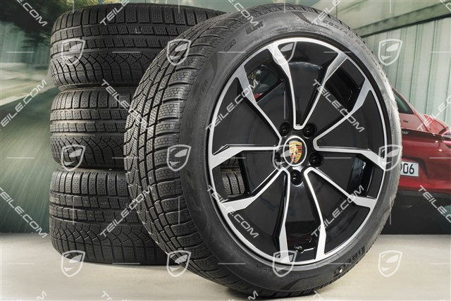 20-inch Turbo Aero Design, winter wheel set, rims 9J x 20 ET54 + 11J x 20 ET60 + NEW Pirelli winter tyres 245/45 R20 + 285/40 R20