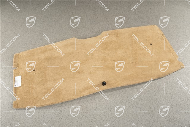 Rueckwandverkleidung, Teppich, Braun/Natur, Cabrio