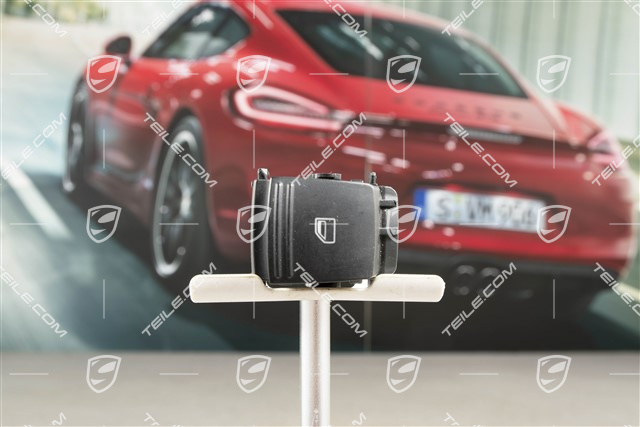 Przycisk elektrycznie sterowanych szyb, Czarny mat