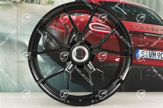 21-inch wheel rim GT3, 12J x 21 ET45, black satin matt