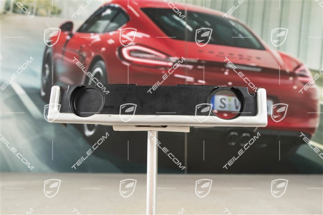 12v plug socket (1 hole)  trim in centre console, rear, Satin aluminium