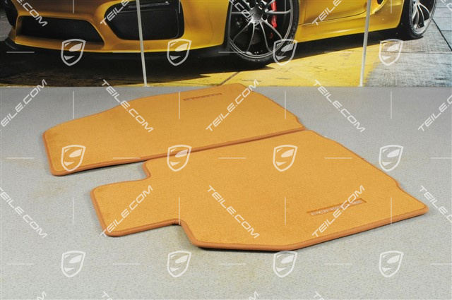 Komplet dywaników podłogowych, 2-częściowy, brązowy natural brown Komplet dywaników podłogowych, 2-częściowy, brązowy natural brown