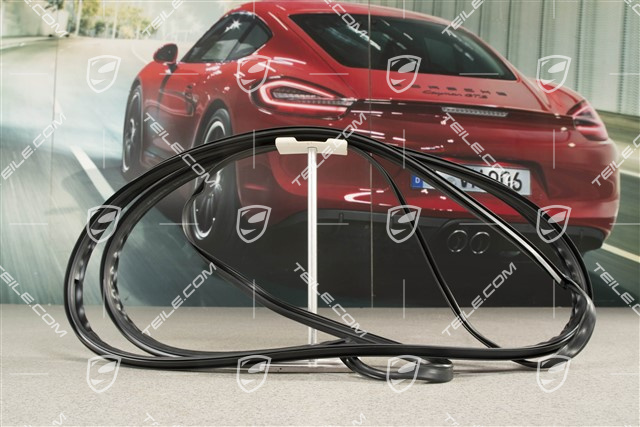 Gasket for hardtop rear window