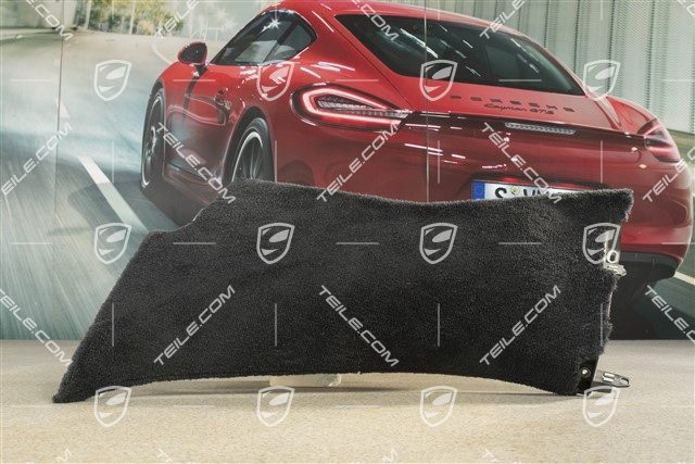 Tapicerka słupka-B, dolna część, czarna, L