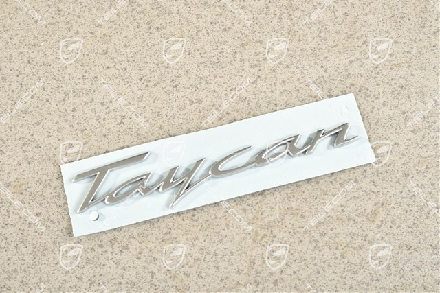 Emblemat TAYCAN Light Silver Metallic