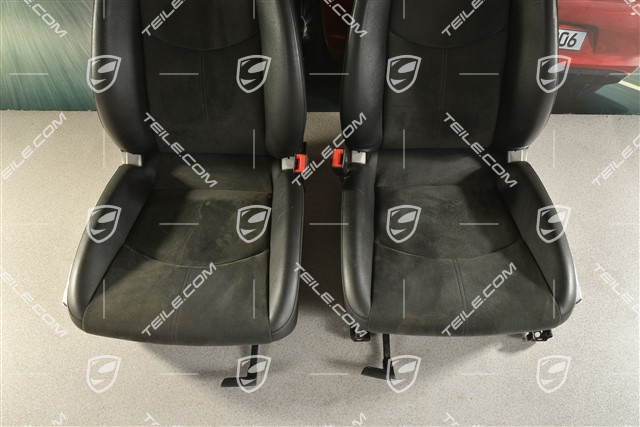 Sitze, schwarz, Alcantara, Manual, Satz (L+R)