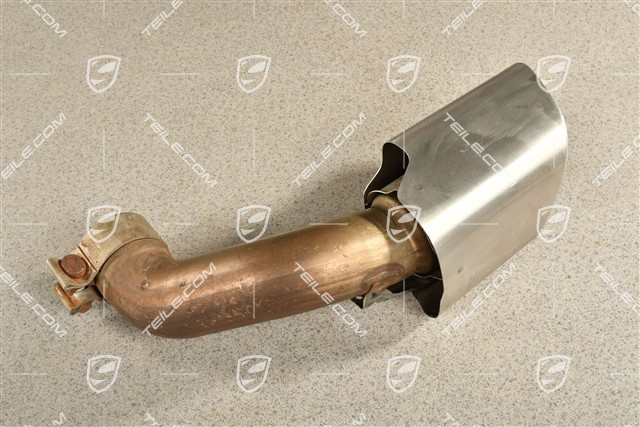 Turbo, exhaust system tail pipe, outer, L