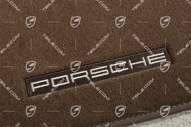 Fußmatten Satz, 4 Teile, trüffelbraun