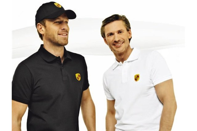 Koszulka polo Essential, herb Porsche - S 46/48