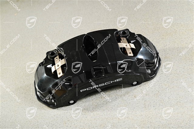 Fixed / brake caliper, front axle, gloss black, L