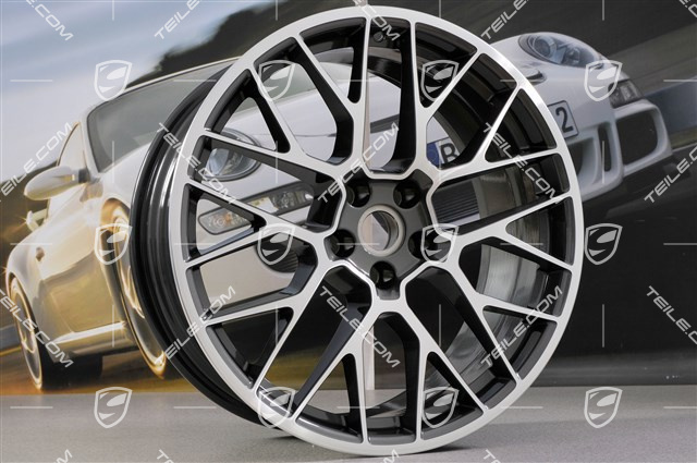 20" RS-Spyder Design Felgensatz, Titan, 9J x 20 ET 26 + 10J x 20 ET19