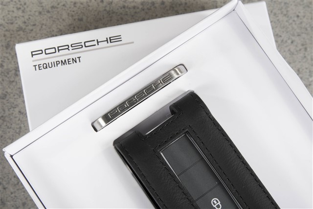 Key Case / Key pouch, leather, Black