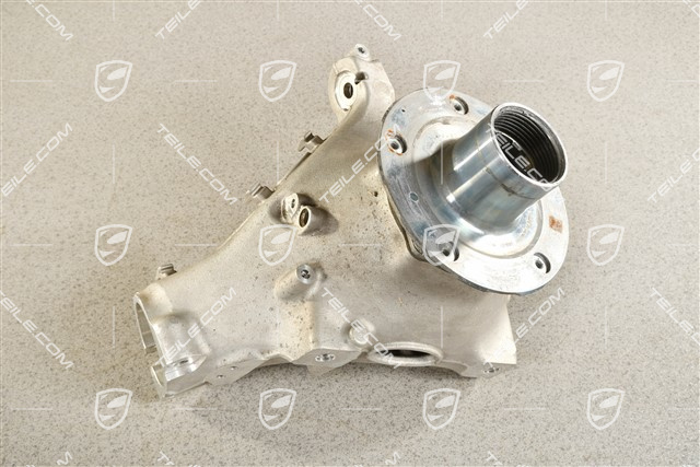 Front suspension steering knuckle / hub carrier, with rear axle steering, central lock R, KPL