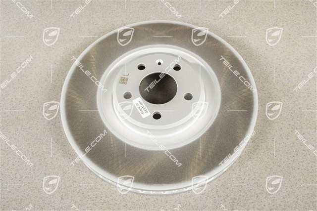 Disc brakes, front, 18-inch 360x36, brake calliper painted Red, L