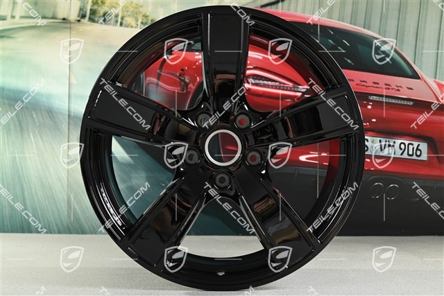 20" Felga Carrera Sport, 8,5J x 20 ET57, czarny wysoki połysk