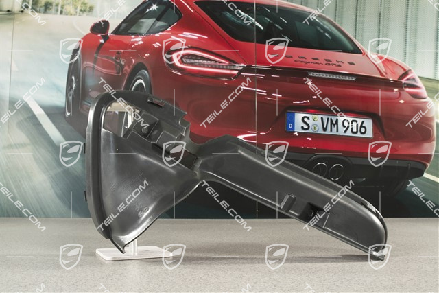 Prowadnica powietrza / 4,8L Biturbo, czarna satyna, R