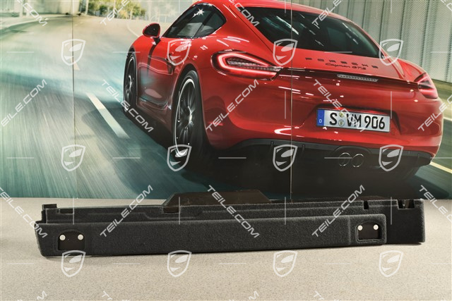 Podstawa boczna podłogi bagażnika, Welur, Czarna, R