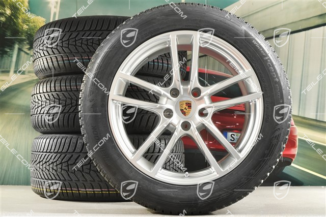 20-inch Cayenne COUPE Sport winter wheel set, rims 9J x 20 ET50 + 10,5J x 20 ET55 + NEW Hankook winter tyres 255/55 R20 + 295/45 R20, with TPMS