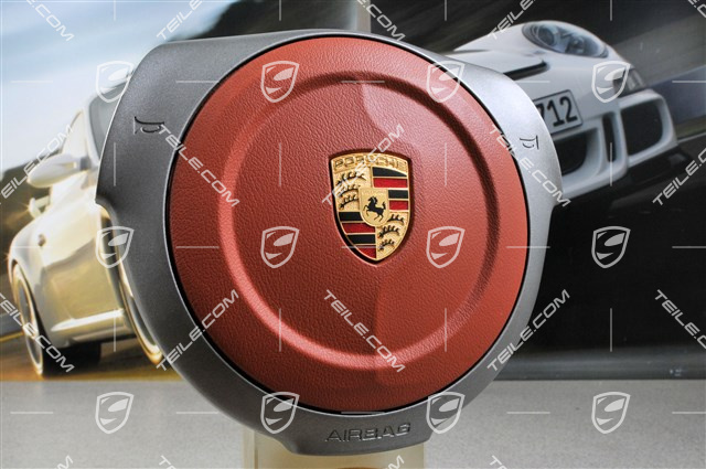 Airbag do kierownicy sportowej, plastikowy, terakota Airbag do kierownicy sportowej, plastikowy, terakota