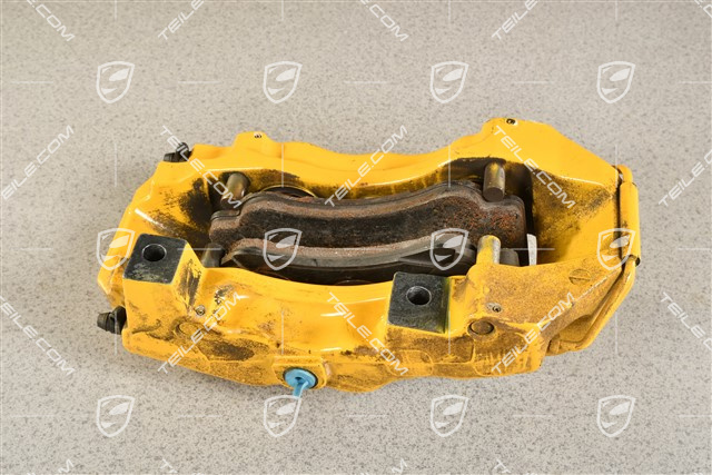 PCCB Bremssattel, ohne Belag, für Keramikbremsen, gelb, L