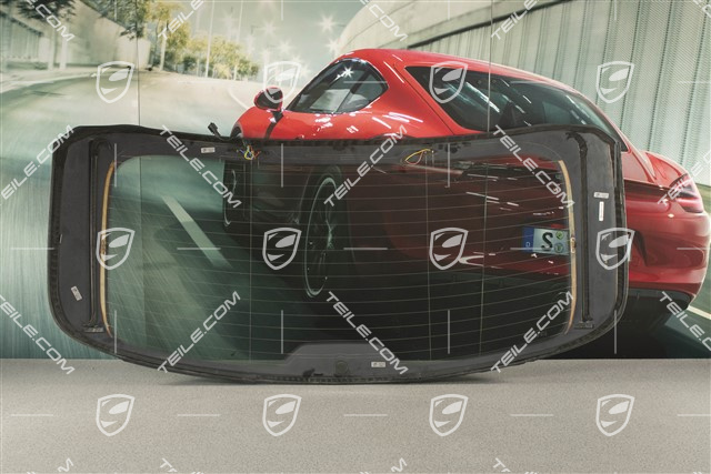 Rear window, tinted, radio PCM main module, double DIN colour display