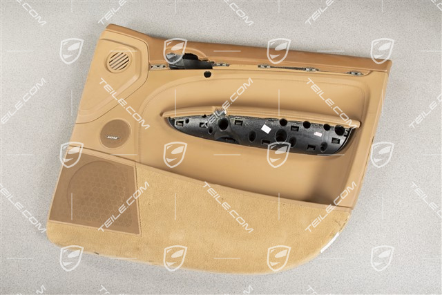 Tapicerka drzwi, przednia, skóra, beżowa Havanna/Sandbeige, R