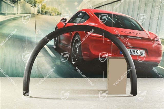 Radabdeckung, Kotflügel, vorne, schwarz, L