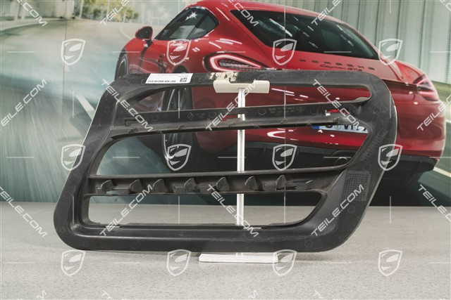 Rahmen Luftauslass, schwarz, R