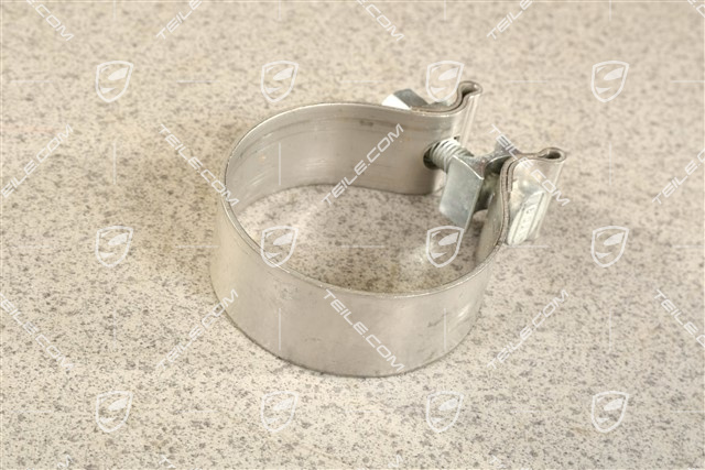 Obejma zaciskowa końcówki układu wydechowego