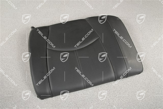 Back seat backrest, Cabrio, Leatherette, Black, R
