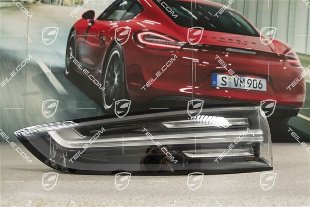Rear light, outer, black, L