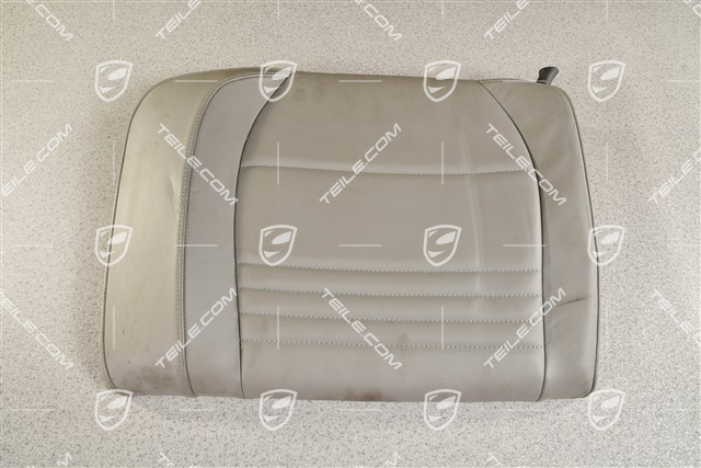 Notsitzrückenlehne, Leder, graffitigrau, Coupe, L