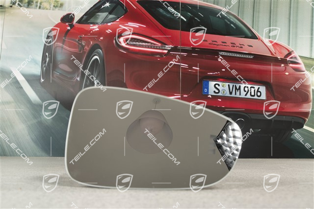 Spiegelglas, Konvex, Spurwechselassistent, LL/R