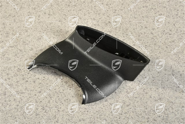 Aussenspiegel, Spiegelgehäuse Blende unten, Schwarz, L