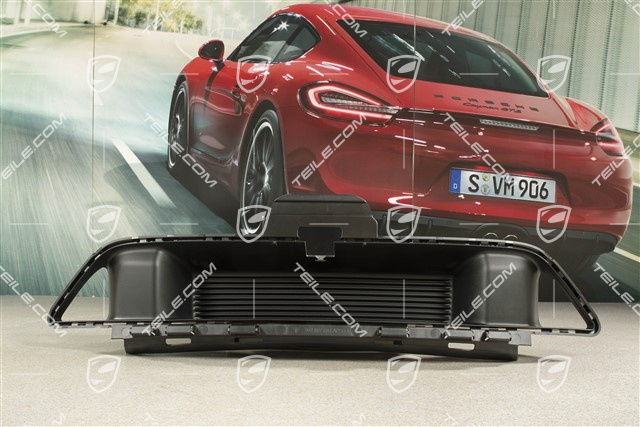 Sport Design, Front bumper Grille / Insert Cover, ACC, Black matte