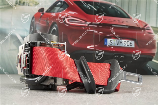 Coupe/Targa, Seat belt, Guards Red, L=R