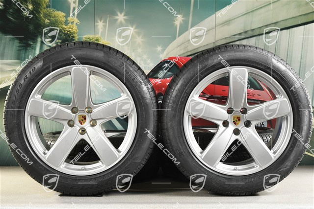 19" "Sport Classic" koła zimowe komplet, felgi 8,5J x 19 ET21 + 9J x 19 ET21 + opony zimowe Pirelli 235/55 R19 + 255/50 R19, z czujnikami ciśnienia RDK