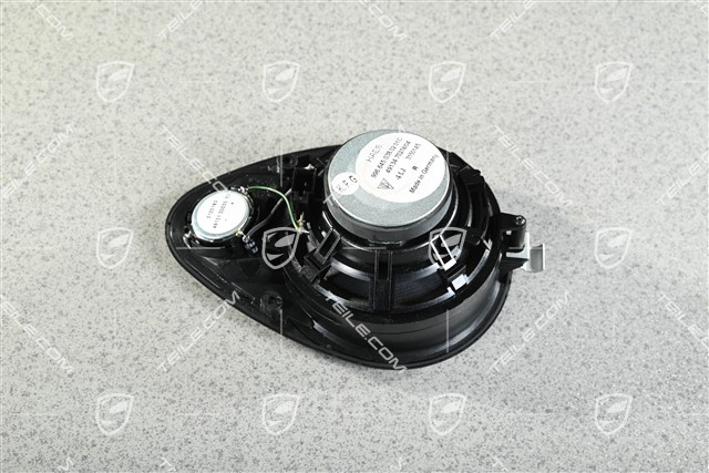Cabrio, Lautsprecher, Hinten, Satinschwarz, R