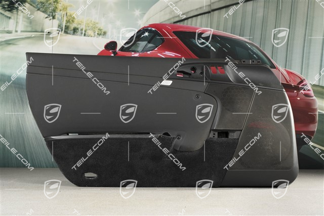 Tapicerka drzwi, ASK sound system, skóropodobna, czarna, L