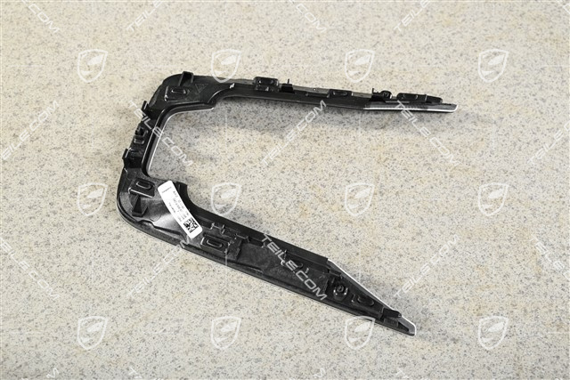 Zierblende / Zierleiste für Mittelkonsole, Alu - Schwarzmatt